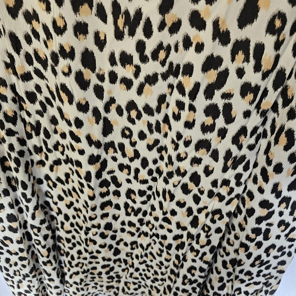 LOFT Black and White Animal Print Dress - Picture 5 of 13